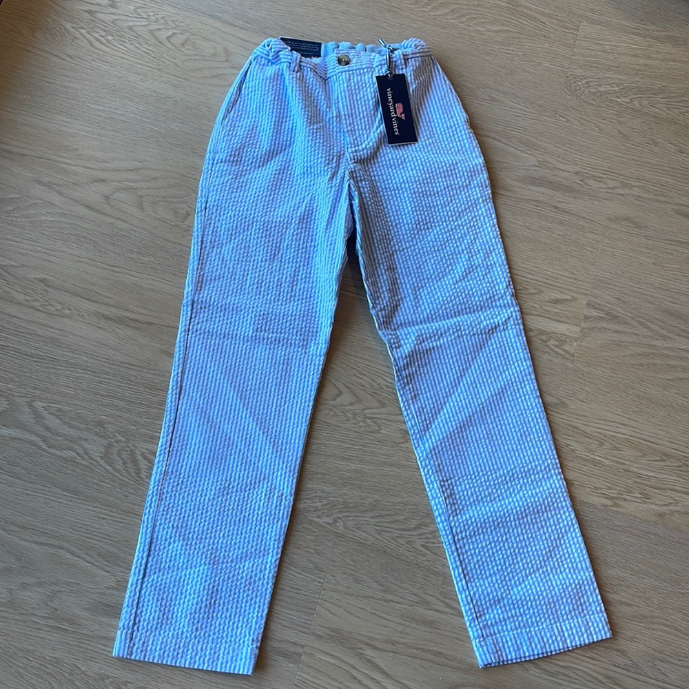 Blue and while seersucker boys - Breakers Pants